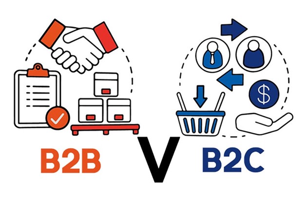 بازاریابی b2b و b2c