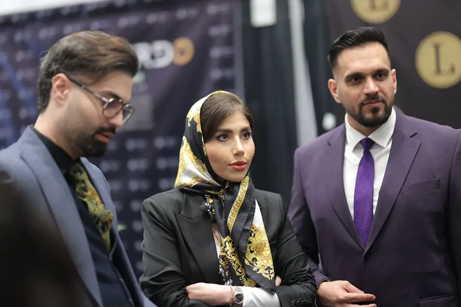 احمد ایوبی در کنار میثم شکری ساز